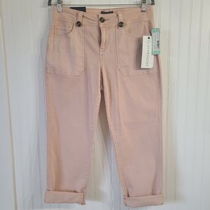 Dictionary Blair Patch Pocket Straight Leg Pant, Size 10, Peach